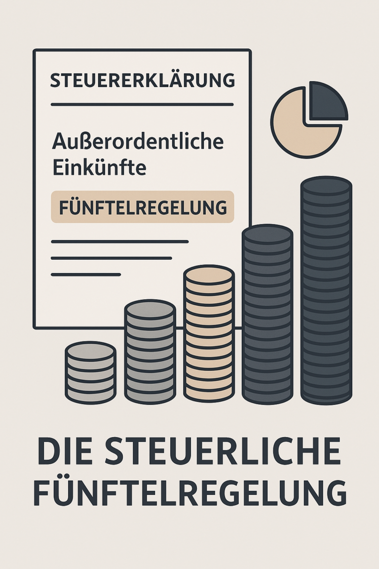 Teaserbild: Steuervergünstigung bei außerordentlichen Einkünften: Die Fünftelregelung im Überblick