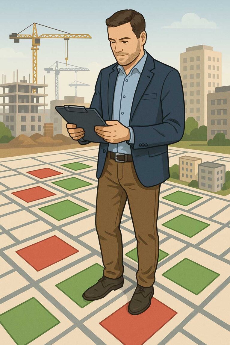 Teaserbild: Der gewerbliche Grund­stücks­handel